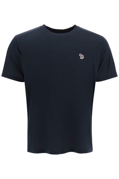 Ps By Paul Smith Organic Cotton T-shirt In Blue