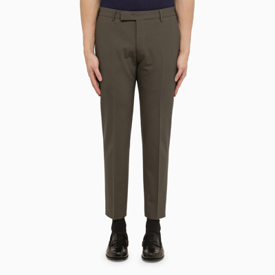 PT TORINO PT TORINO REGULAR MUD COLOURED DIECI TROUSERS