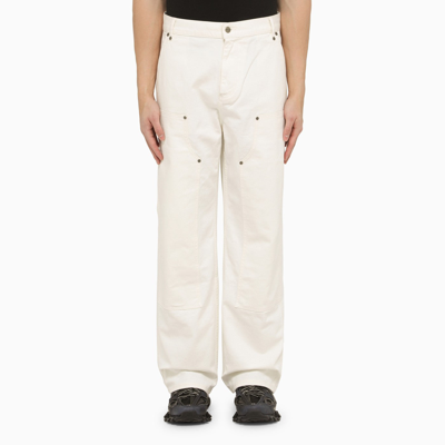 REPRESENT REPRESENT CREAM COTTON TROUSERS