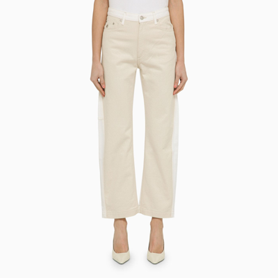 STELLA MCCARTNEY STELLA MC CARTNEY WHITE/ÉCRU DENIM JEANS