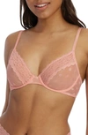 Skarlett Blue Dare Unlined Underwire Bra In Powder Pink