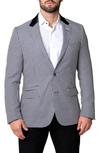 MACEOO MACEOO SOCRATE EVO GLITZ HOUNDSTOOTH SPORT COAT