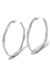 ALEXIS BITTAR MOLTEN X-LARGE HOOP EARRINGS