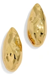 ALEXIS BITTAR MOLTEN PUFFY TEARDROP EARRINGS