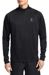 ON ON CLIMATE KNIT QUARTER ZIP RUNNING TOP