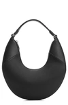 Mango Faux Leather Shoulder Bag In Black