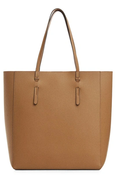 Mango Sac Shopper Similicuir In Leather