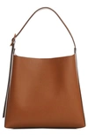 Mango Shopper Bag With Buckle Leather