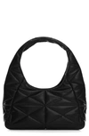 Mango Quilted Shoulder Bag Black In Black