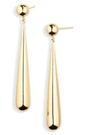 Lie Studio The Louise Earrings In 18k Gp 925 Sterling Silver