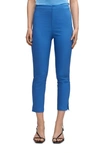Mango Crop Skinny Trousers Blue