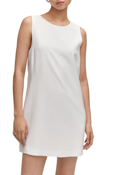 Mango Women's Short Sleeveless Dress In Off White