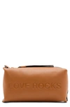 ALLSAINTS ELLIOTTE LEATHER STORAGE POUCH