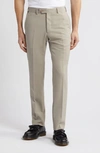 EMPORIO ARMANI G-LINE FLAT FRONT WOOL PANTS