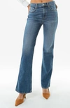 Etica Anya Modern Flare Jeans In Riverside In Riverside