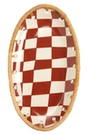 BROTHER VELLIES CHECKERBOARD CERAMIC DISH