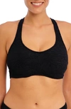 Freya Ibiza Waves Underwire Bralette Bikini Top In Black