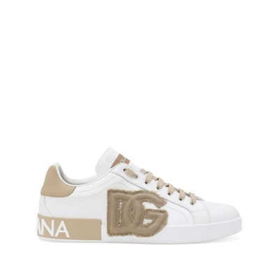 Dolce & Gabbana Sneakers In White/neutrals