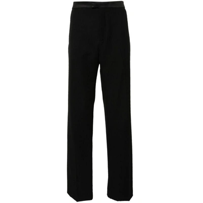 Jacquemus Trousers In Black