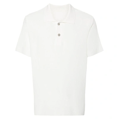 Jacquemus Knit Polo Shirt In White