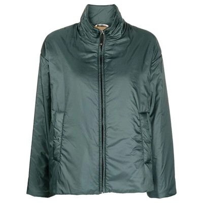 Max Mara The Cube Matisse Down Jacket In Green