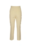 Max Mara Nepeta Stretch Wool Pants In White