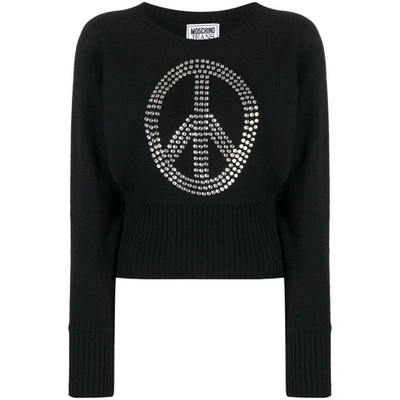 Moschino Jeans Sweaters In Black