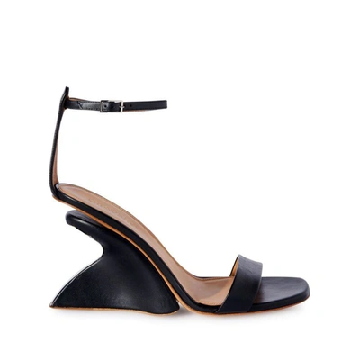 Off-white Jug Wedge-sandalen In Black