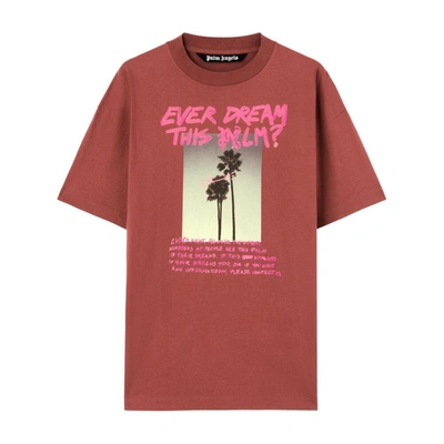 Palm Angels Palm Dream Cotton T-shirt In Red