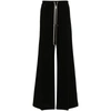 Rick Owens Mens Black Cargobelas Multi-pockets Wide-leg Relaxed-fit Stretch-cotton Trousers In Black