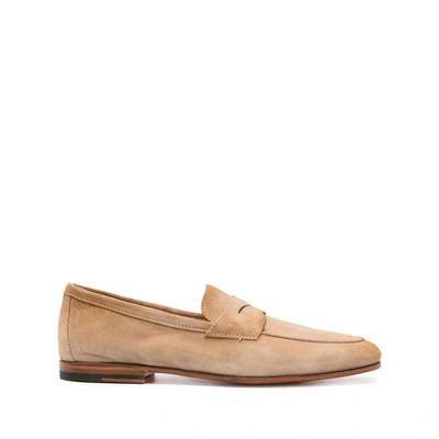 Santoni Shoes In Brown