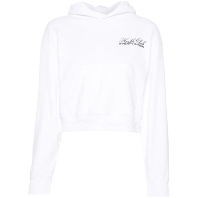 Sporty And Rich Sporty & Rich Sweatshirts In White