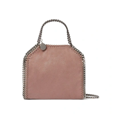 Stella Mccartney Micro Falabella Tote Bags In Pink