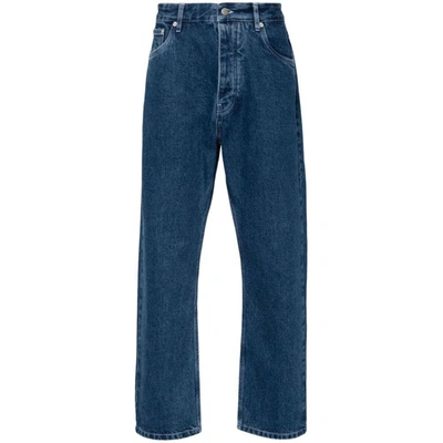 Studio Nicholson Low-rise Straight-leg Jeans In Blue