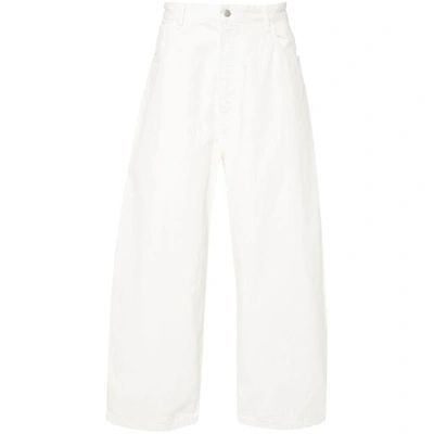 Studio Nicholson Paolo Wide-leg Jeans In White