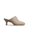 Tod's 65 Leather Mules In Neutrals