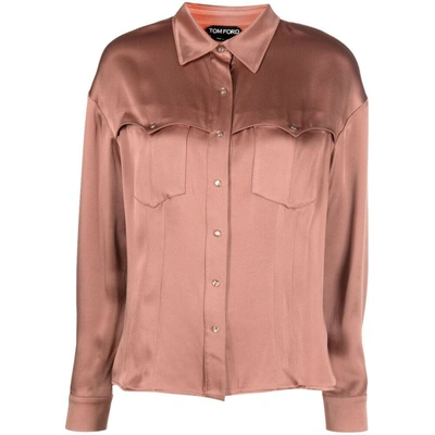 Tom Ford Shirts In Nude & Neutrals