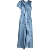Ulla Johnson Light Blue Lili Long Dress In Blue