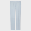 Paul Smith Mens Light Blue Linen Tapered-fit Trousers In Blue