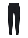 C.p. Company Sweatpants Cargo Pant In Diagonal Raised Fleece In Black