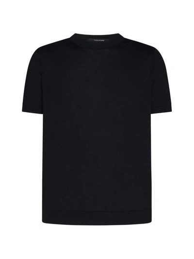 Tagliatore T-shirts And Polos In Black