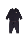 MONCLER LOGO-PATCH TWO-PIECE TRACKSUIT