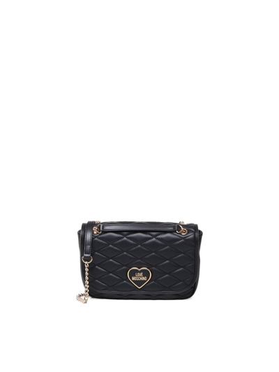 Love Moschino Quilted Shoulder Bag In Nero