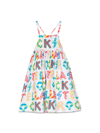 Stella Mccartney Rocks-print Flared Dress In Multicolor