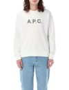 Apc A. P.c. X Carhartt Ice Sweatshirt In Khaki Cotton In Black Noir