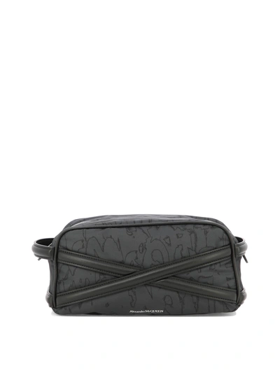 Alexander Mcqueen Alexander Mc Queen Harness Beauty Case In Black