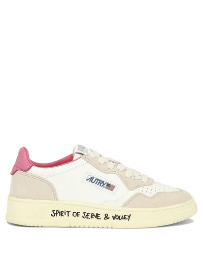 Autry Medalist Low-top Trainers In Pink
