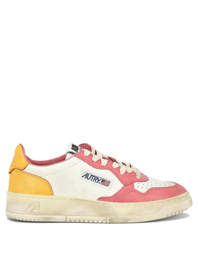 Autry "super Vintage" Sneakers In Pink