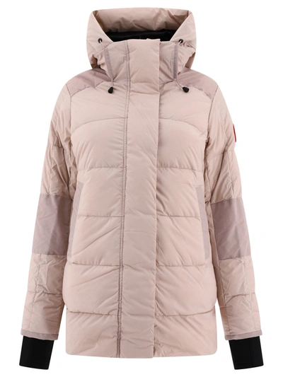 Canada Goose "alliston" Down Jacket In Pink