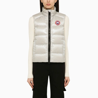 Canada Goose Cypress Padded Vest In Silver